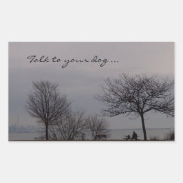 Praat met uw hond Sticker van RoseWrites