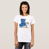 Praat met vreemdelingen vrouwen t-shirt (Voorkant volledig)