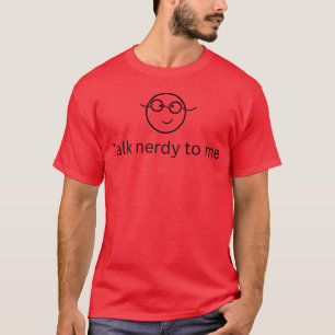 Praat nerds tegen me Pun vintage T-shirt