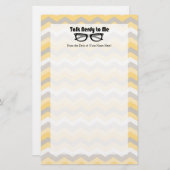 Praat Nerdy tegen me Briefpapier (Voorkant / Achterkant)