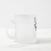 Praat nerdy tegen me Geek bril knipogen oog Matglas Koffiemok (Links)