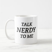 Praat Nerdy tegen me Koffiemok (Links)
