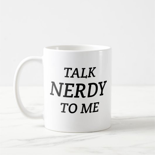 Praat Nerdy tegen me Koffiemok (Links)