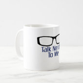 Praat Nerdy tegen me Koffiemok (Voorkant links)