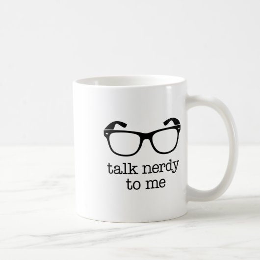 Praat Nerdy tegen me Koffiemok (Rechts)