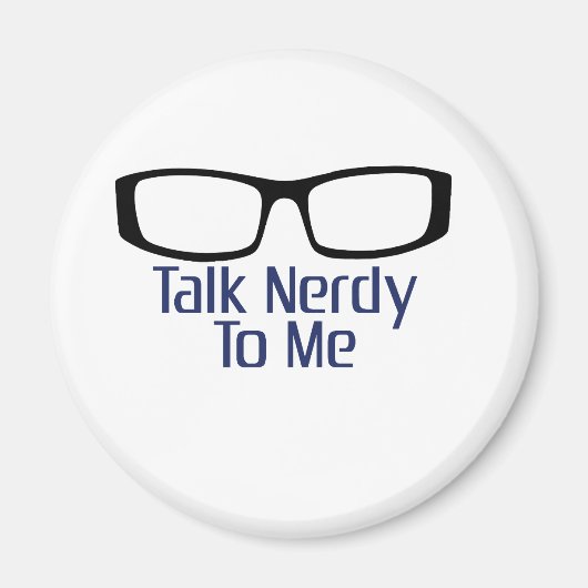 Praat Nerdy tegen me Magneet (Voorkant)