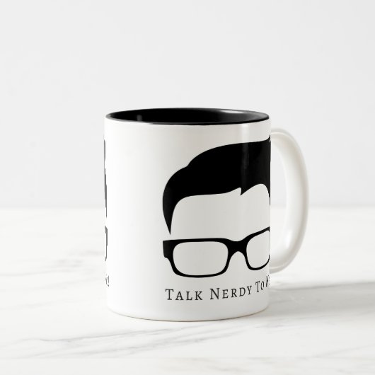 Praat Nerdy tegen me Mok (Voorkant rechts)