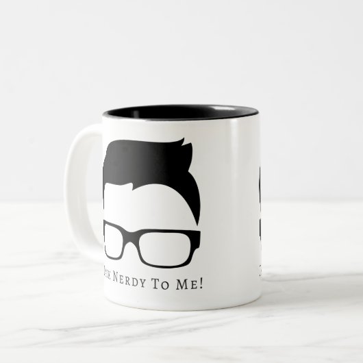 Praat Nerdy tegen me Mok (Voorkant links)