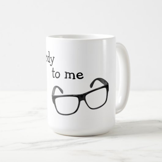 Praat Nerdy tegen me Mok (Voorkant rechts)