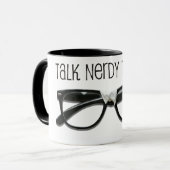 Praat Nerdy tegen me Mok (Voorkant links)
