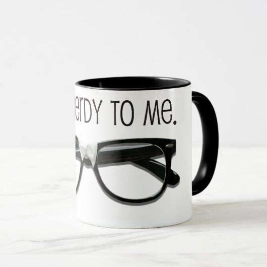 Praat Nerdy tegen me Mok (Voorkant rechts)