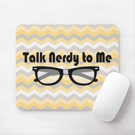 Praat Nerdy tegen me Muismat (Met muis)