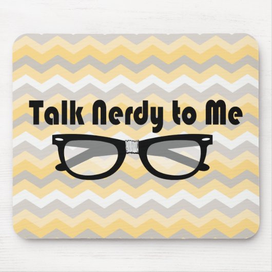 Praat Nerdy tegen me Muismat (Voorkant)