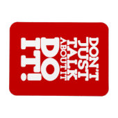 Praat niet alleen over de rode & witte magneet (Horizontaal)