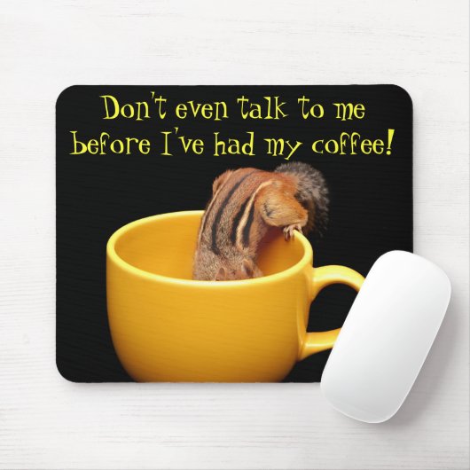 Praat niet eens met me.... muismat (Met muis)