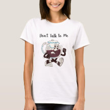 Praat Niet Met Me Grafisch T-Shirt – Minimale Verk