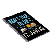 Praat niet met me, ik tel de apotheker. notitieboek (Rechterzijde)