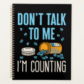 Praat niet met me, ik tel de apotheker. planner (Voorkant)