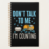 Praat niet met me, ik tel de apotheker. planner (Voorkant)