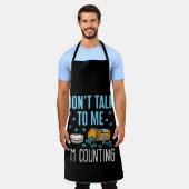 Praat niet met me, ik tel de apotheker. schort (Gedragen)