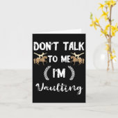 Praat niet met me in de kluis van een ruiterpaard kaart (Gele Bloem)