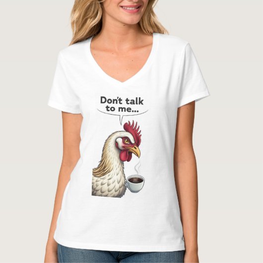 PRAAT NIET MET ME... T-SHIRT (Voorkant)