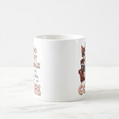 Praat niet met me voor de koffie koffiemok (Center)