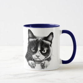 Praat niet met me voordat ik mijn koffie grappige  mok