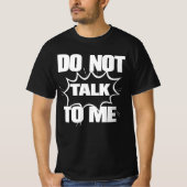 PRAAT NIET MET MIJ Grappige Retro Cartoon Explosie T-shirt (Voorkant)