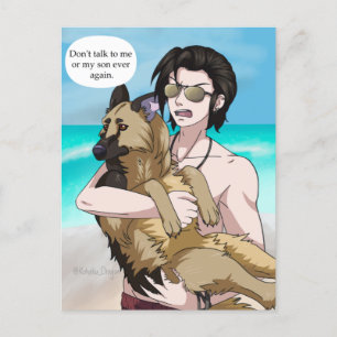 Praat niet met mij of mijn Kaart. Briefkaart