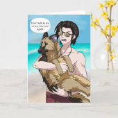 Praat niet met mij of mijn zoon kaart (Gele Bloem)