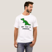 Praat niet met vreemden t-shirt (Voorkant volledig)
