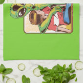 Praat niet met vreemden theedoek (Gevouwen)