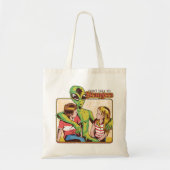 Praat niet met vreemden tote bag (Voorkant)