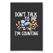 Praat niet tegen me als ik tel foto afdruk (Voorkant)