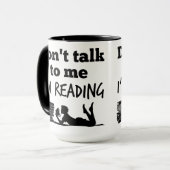 Praat niet tegen me dat ik Mok leest (Voorkant links)