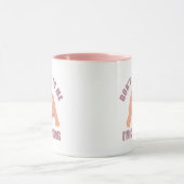 Praat niet tegen me. Ik tel grappige gehaakte. Mok (Midden)