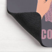 Praat niet tegen me. Ik tel grappige gehaakte. Muismat (Hoek)