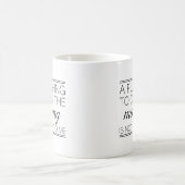 Praat Niet Tegen Me Koffiemok (Center)
