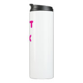 Praat niet tegen me thermosbeker (Geroteerd rechts)