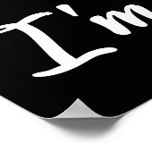 Praat niet tegen mij! Ik brei Poster (Hoek)