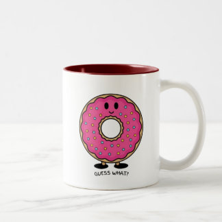 Praat niet tot de koffie! 🍩☕😂 tweekleurige koffiemok