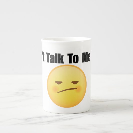 Praat Nog Niet Met Me Mok (Voorkant)