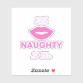 Praat ondeugend tegen me sticker (Vel)