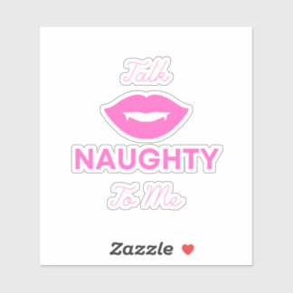 Praat ondeugend tegen me sticker