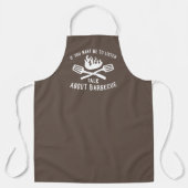 Praat over Barbecue Schort (Voorkant)