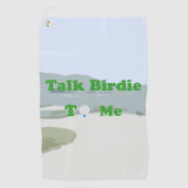 Praat over Birdie voor mij Golfhanddoek (Voorkant)