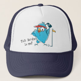 Praat over Birdie voor mij Golfing Trucker Hat Pet