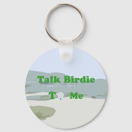 Praat over Birdie voor mij Sleutelhanger (Voorkant)