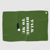 Praat over de geboorte van mijn grappige golfhandd golfhanddoek (Horizontaal)